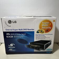 LG GE20LU10 Esterno Super Multi DVD +/- Rewriter 20x Velocità 8,5 GB LightScribe 