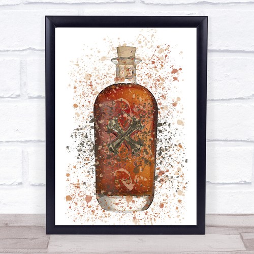 Splatter acquerello bumbo - , rum