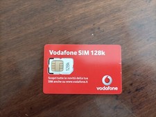 Rara scheda sim - vodafone, unica