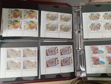 Vaticano 1987 I Viaggi Del Papa quartine Nuove ** Mnh