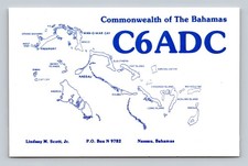 Ham Radio QSL C6ADC Bahamas