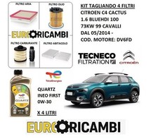 TAGLIANDO 4 FILTRI OLIO