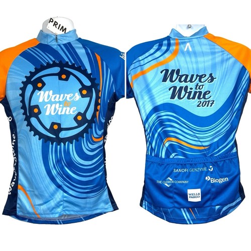 Maglia ciclismo waves wine - maglia, to