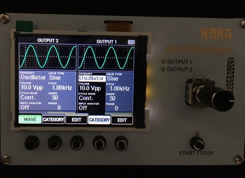 Oscilloscopio korg tekt - korg, nu:tekt