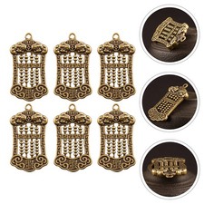  6 Pcs Portachiavi Vintage Ciondoli Per Ciondolo Della Catena Chiave