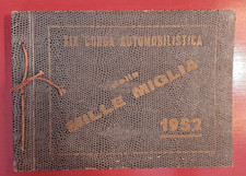 MILLE MIGLIA 1952 ALBUM COMPLETO DI 10 FOTO ORIGINALI