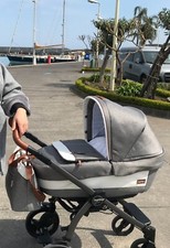 Passeggino Peg Perego - Trio Book SL Modular City Grey Completo Come Da Foto