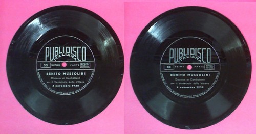 Benito mussolini - 7'',
