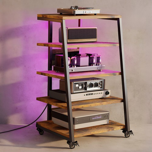 Supporto rack hifi con - rack, barra