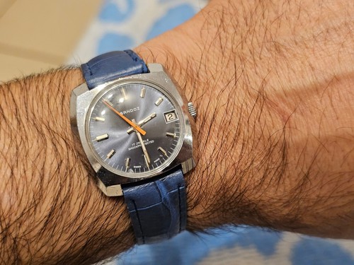 Sandoz swiss made blue dial - swiss,