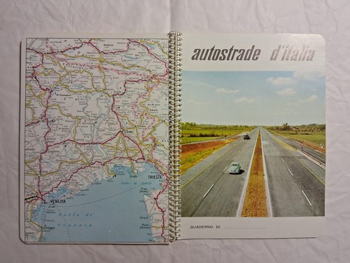 Quaderno vintage autostrade
