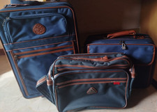 set 2 valigie vintage samporo + borsa da viaggio winner