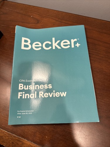 Becker cpa exam - exam, review