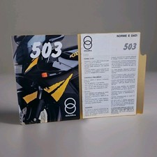 Gilera 503 Brochure + Norme E Dati Originale Italia 