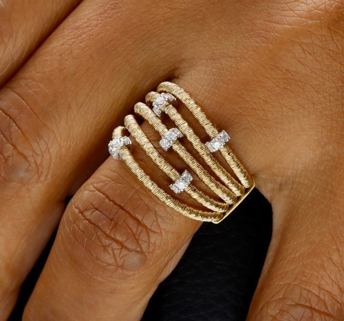 Anello con brillanti oro 18 - con, in