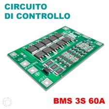 BMS 3S 60A 12,6V CIRCUITO DI