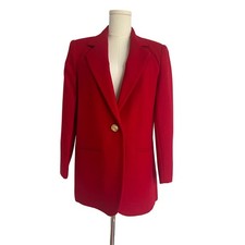 Blazer lana rosso savana