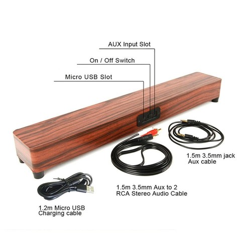 Speaker cassa soundbar - speaker, legno