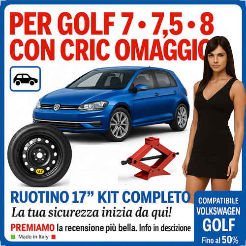 Kit ruotino scorta vw - kit,