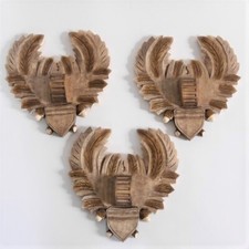 3 Pezzi Di Targhe In Legno