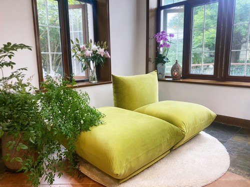 Set divano monoposto pouf - set,