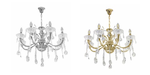 Lampadario soffitto bracci - 6,