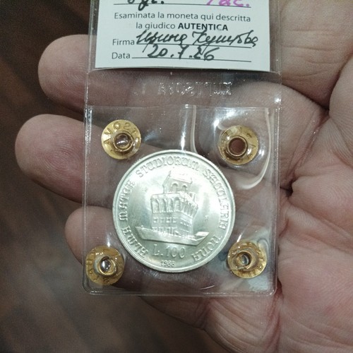 1988 100 lire università - 100,