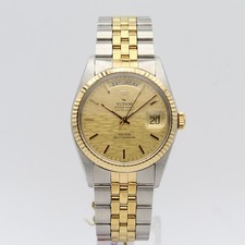 [2244] Tudor Prince Date 36mm - 94613 Gold Linen Ottime Condizioni