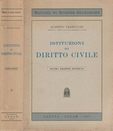 Istituzioni diritto civile - istituzioni, di