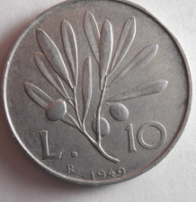 1949 ITALIA 10 LIRE - Ottima