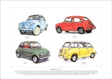 FIAT 500 - Stampa Fine Art