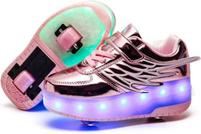 Scarpe Con Rotelle Da Bambina Scarpe Con Luci Ragazza Scarpe Da LED Ruota Skateb