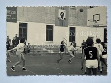 Vecchia foto basket pallacanestro 1957 Udine Omsa Faenza 7