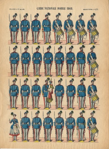 Stampa antica soldatini - stampa,