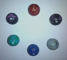 LOTTO 6 BAKUGAN: Dragonoid-Monarus-Falconeer-Sirenoid-Robotallion-Tigrerra