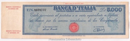 Repubblica 5000 lire - repubblica,