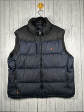 Ralph Lauren Polo RL 150 XXL 2XL blu navy e nero piumino gilet imbottito scaldacorpo 