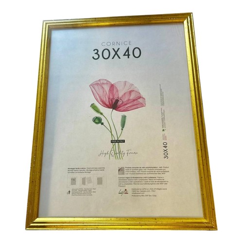 Cornice legno dorato 30x40 - legno,