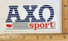 Adesivo decalcomania logo motocross racing AXO sport vintage