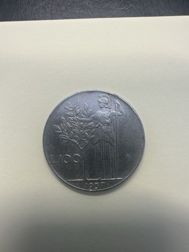 Moneta 100 lire del - moneta,