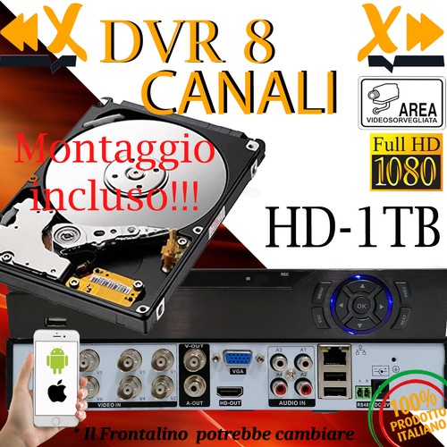 Dvr canali ahd - ahd/nvr, kit