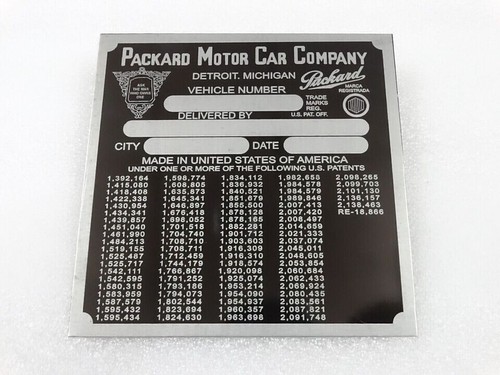 Targa dati per coperchio - dati,