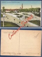 Saronno piazzale monumento caduti - Imbersago santuario errore di stampa 1934