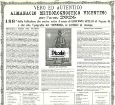 CALENDARIO ALMANACCO