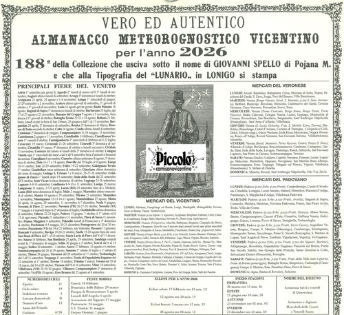 Calendario almanacco - calendario,