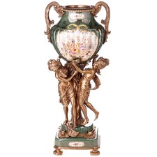 Splendido vaso in bronzo