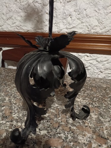 Lampadario ferro battuto - lampadario,
