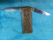 Coltellino collezione temperino knife blade pubblicitario epoca vintage cutter