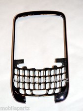 Cover fascia anteriore originale Blackberry Curve 9300 3G argento/cromo