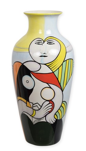 Vaso porcellana con - porcellana, motivo